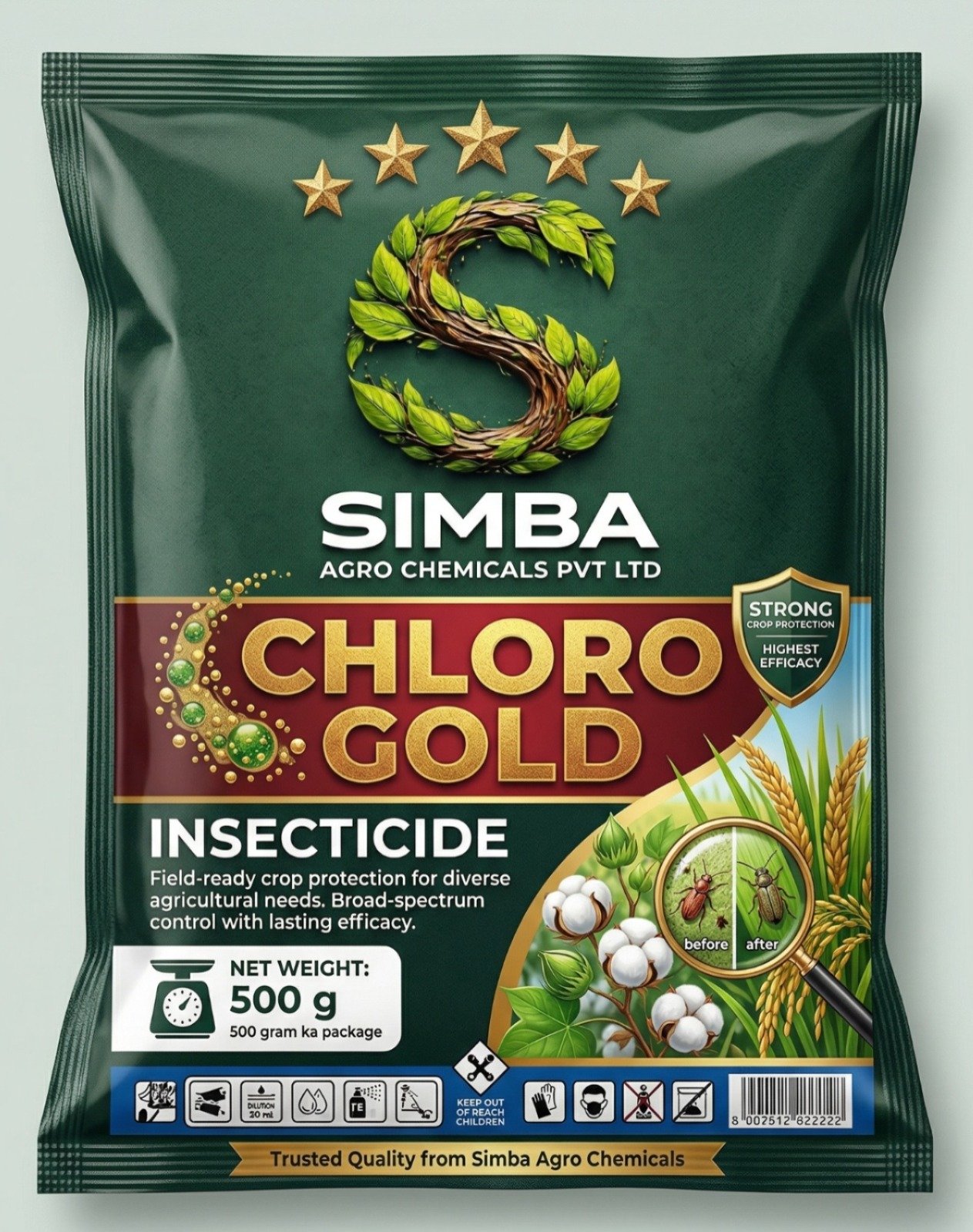 Insecticide product preview