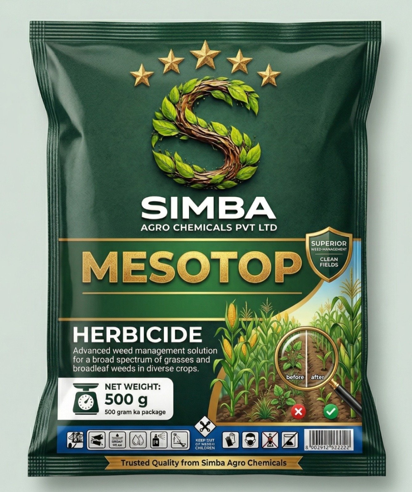 Herbicide product preview